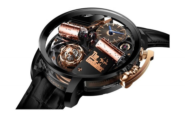 Jacob & Co Opera Godfather Musical Watch Black DLC Men's OP110.21.AG.AB.A