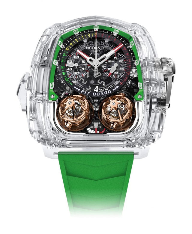 Jacob & Co Twin Turbo Furious Sapphire Crystal Men's TT220.80.AA.AA.A