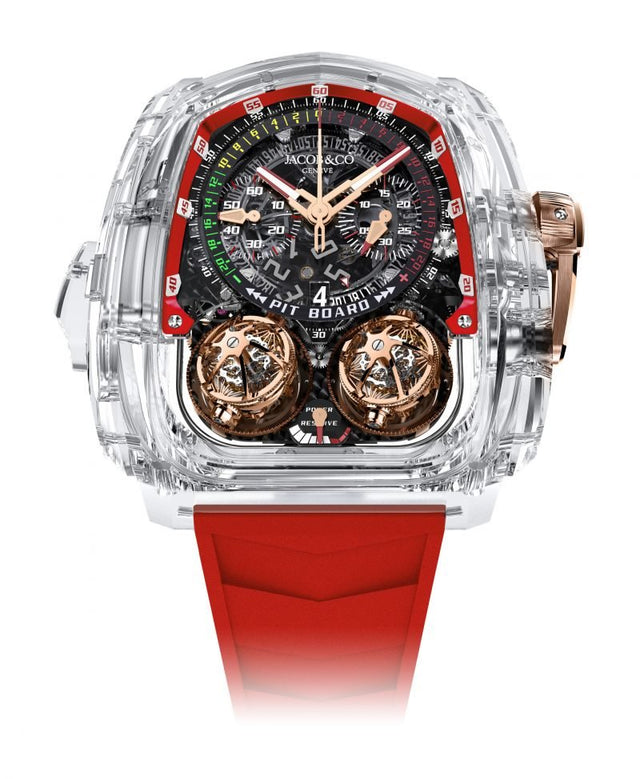 Jacob & Co Twin Turbo Furious Sapphire Crystal Men's TT220.80.AA.AC.A