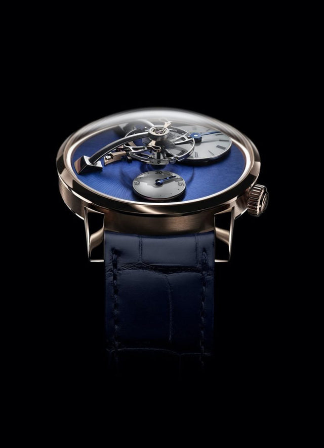 MB&F LM101 RG Blue Men's 51.R1L.W
