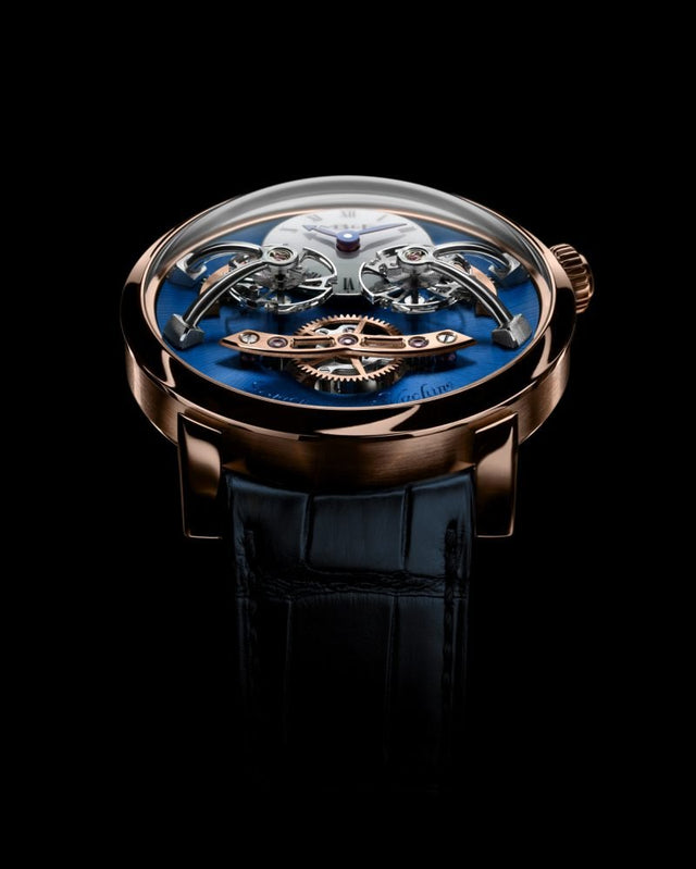 MB&F LM2 Red Gold Blue Men's 02.RL.B