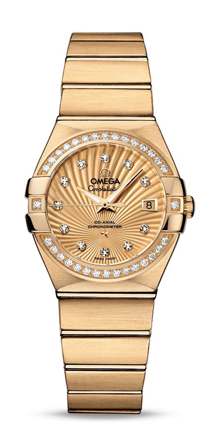 Omega Co-Axial Chronometer 27 mm Woman's watch 123.55.27.20.58.001