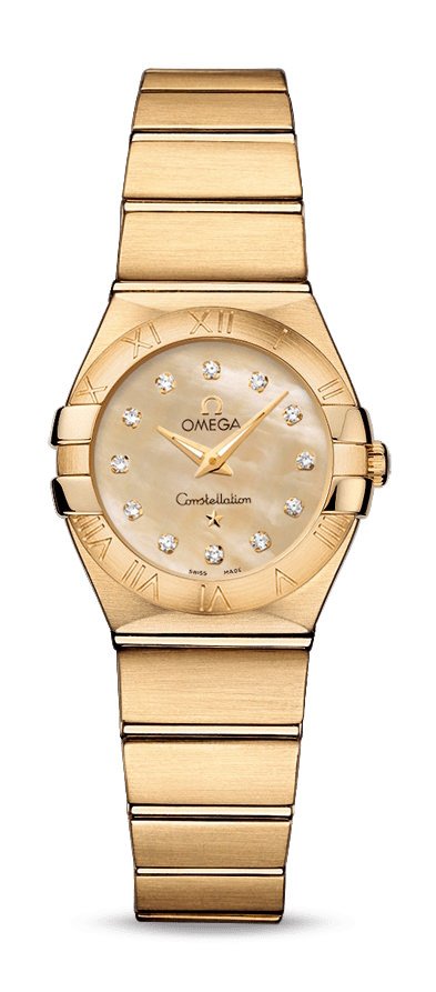 Omega Quartz 24 mm Woman's watch 123.50.24.60.57.001