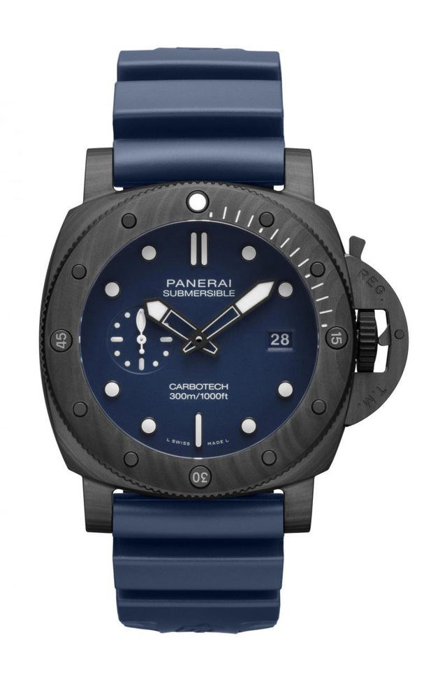 Panerai Submersible QuarantaQuattro Carbotech Blu Abisso Men's watch PAM01232