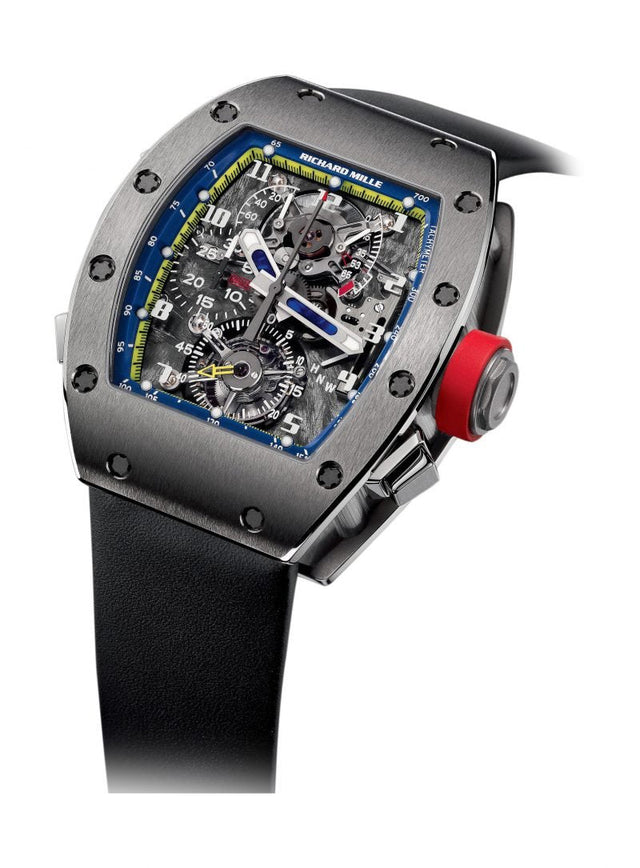 Richard Mille RM 008-V2 Manual Winding Tourbillon Split-Seconds Chronograph Men's watch White Gold