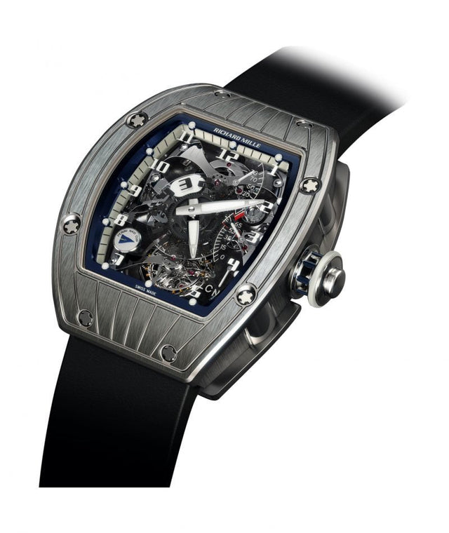 Richard Mille RM 015 Manual Winding Tourbillon Marine Men's watch White Gold
