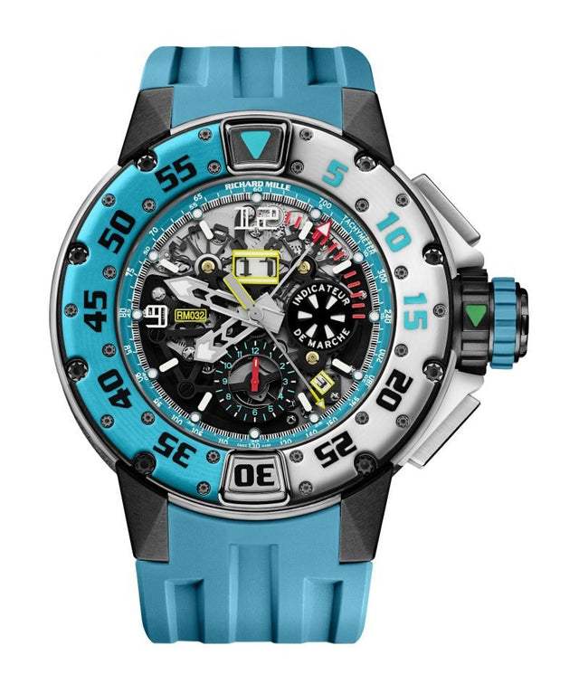 Richard Mille RM 032 Automatic Winding Flyback Chronograph, Les Voiles de Saint Barth Men's watch Carbon