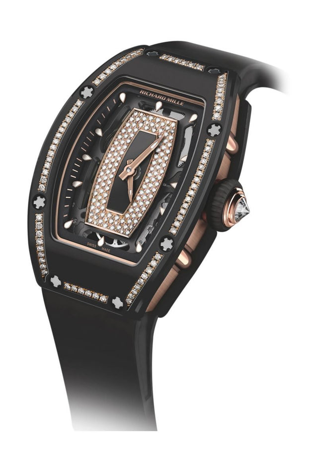Richard Mille RM 07-01 Ceramique Noire Serti Woman's watch Ceramic
