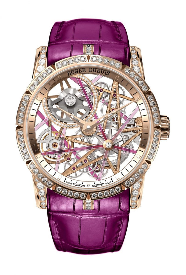 Roger Dubuis Excalibur Blacklight Pink Gold Men's watch RDDBEX0757