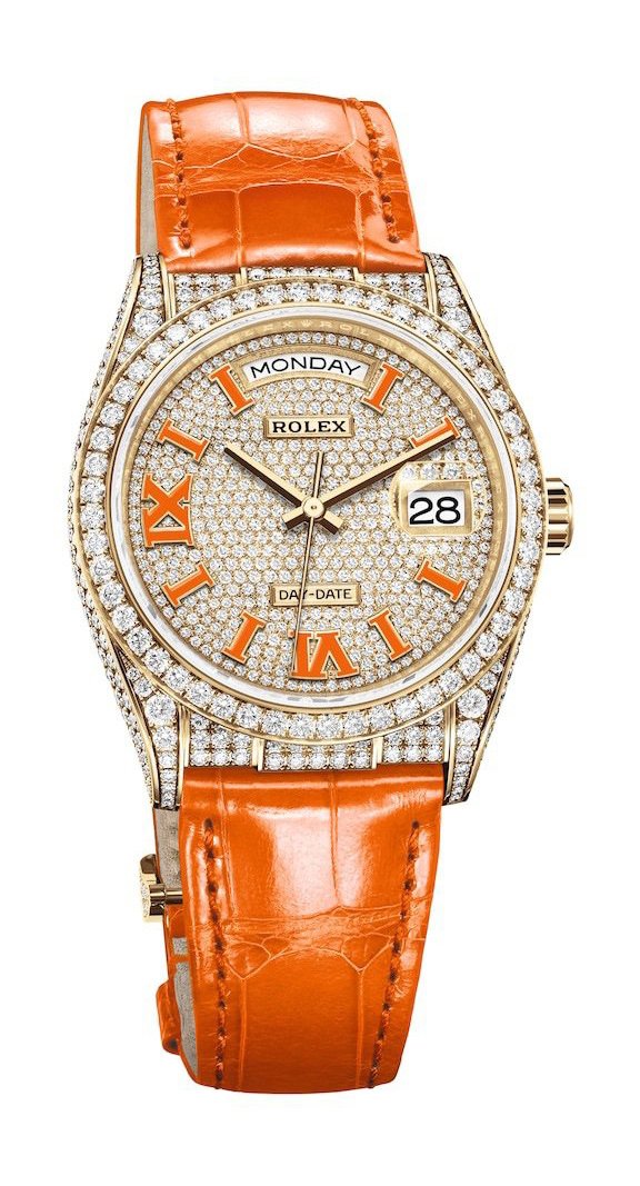 Rolex Day-Date 36 Woman's watch 128158RBR-0002
