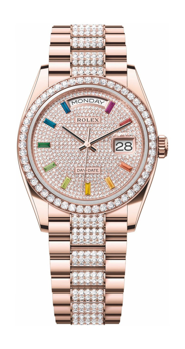 Rolex Oyster Perpetual Day-Date 36 Woman's watch 128345RBR-0043