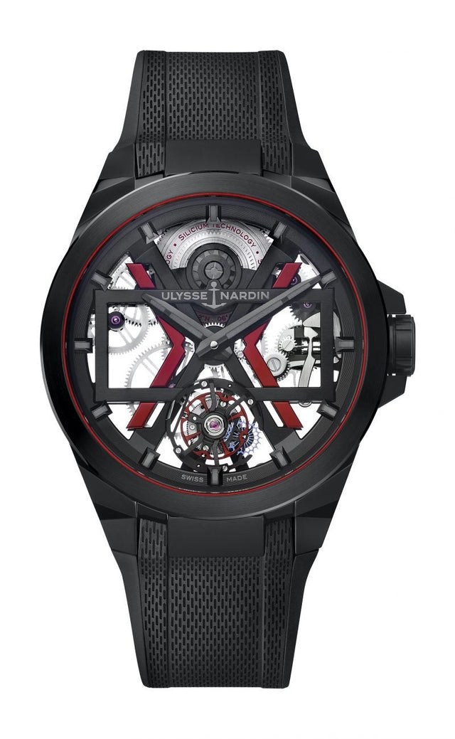 Часы Ulysse Nardin Black Blast Мужские 1723-400-3A/ЧЕРНЫЕ