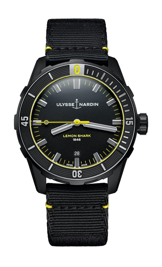 Ulysse Nardin Diver Lemon Shark Мужские часы 8163-175LE/92-LEMONSHARK