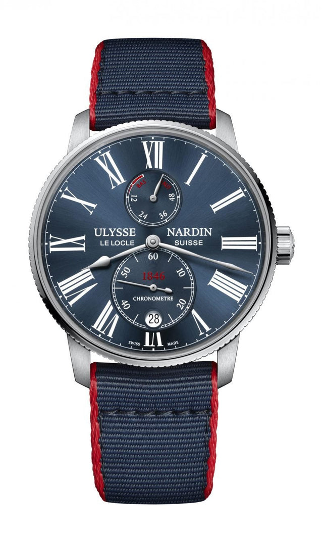Мужские часы Ulysse Nardin Marine Torpilleur 42 мм 1183-310-3A/0A