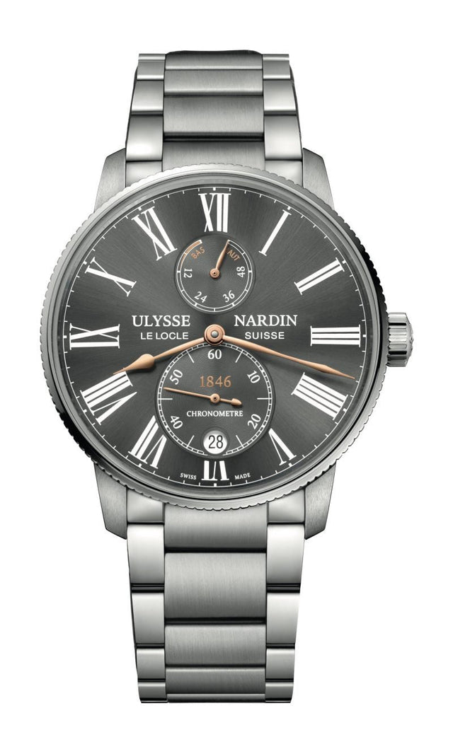 Мужские часы Ulysse Nardin Marine Torpilleur 42 мм 1183-310-7M/42-BQ