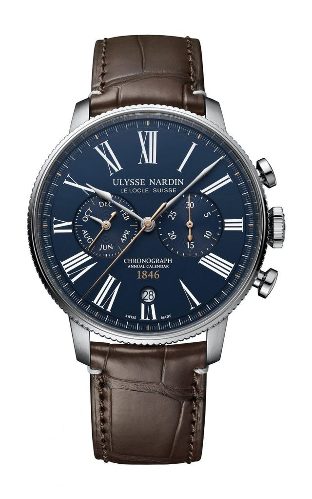 Мужские часы Ulysse Nardin Marine Torpilleur Annual Chronograph 1533-320LE-3A-175/1A