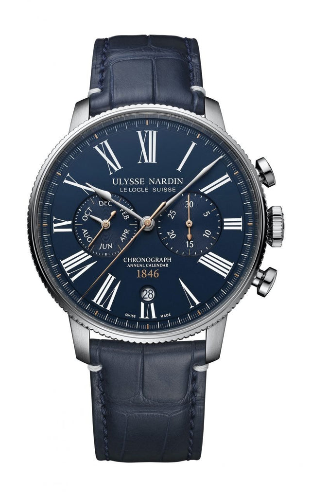 Мужские часы Ulysse Nardin Marine Torpilleur Annual Chronograph 1533-320LE-3A-175/1B