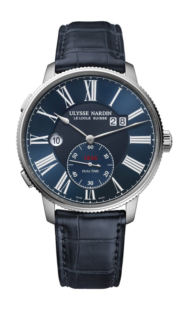 Мужские часы Ulysse Nardin Marine Torpilleur Dual Time 3343-320-3A/1A