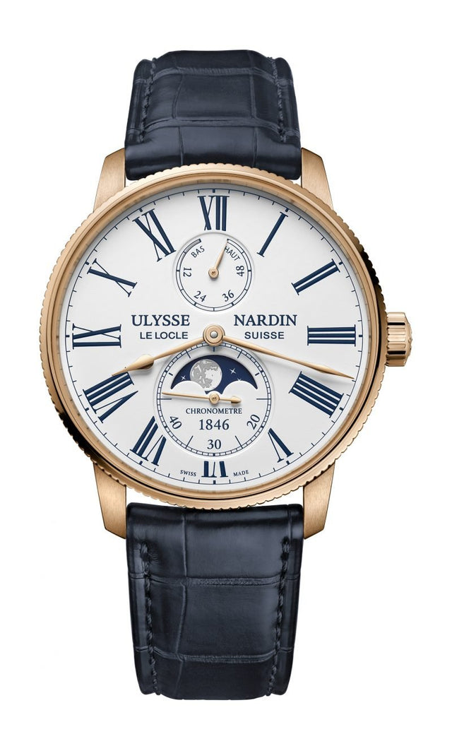 Ulysse Nardin Marine Torpilleur Moonphase Мужские часы 1192-310-0A/1A