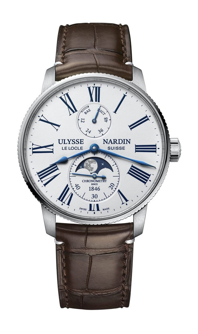 Ulysse Nardin Marine Torpilleur Moonphase Мужские часы 1193-310LE-0A-175/1B