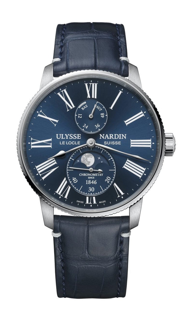 Ulysse Nardin Marine Torpilleur Moonphase Мужские часы 1193-310LE-3A-175/1A