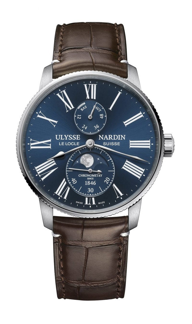 Ulysse Nardin Marine Torpilleur Moonphase Мужские часы 1193-310LE-3A-175/1B