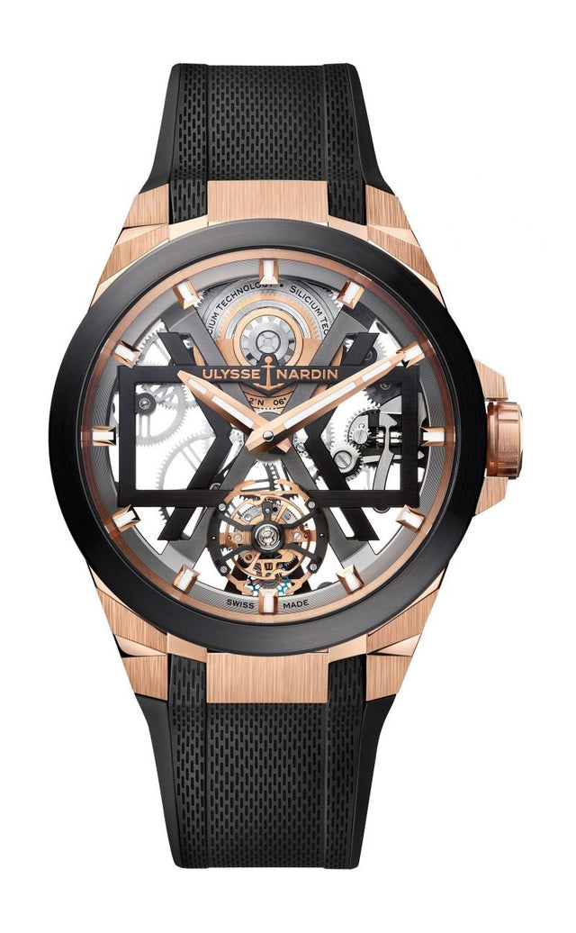 Мужские часы Ulysse Nardin Executive Rose Gold Blast 1725-400/02