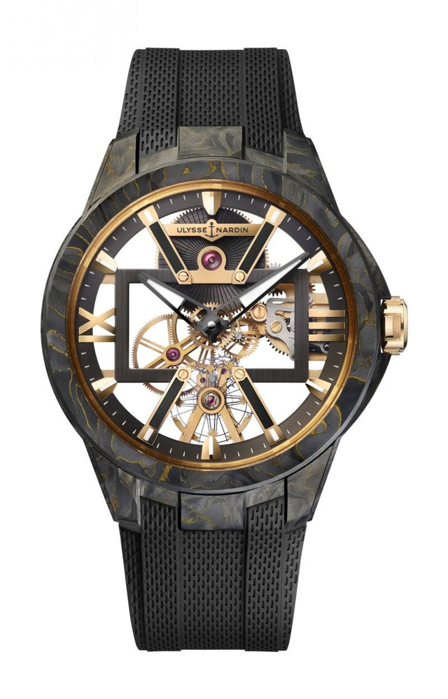 Мужские часы Ulysse Nardin Skeleton X 43 мм 3715-260-3/CARB