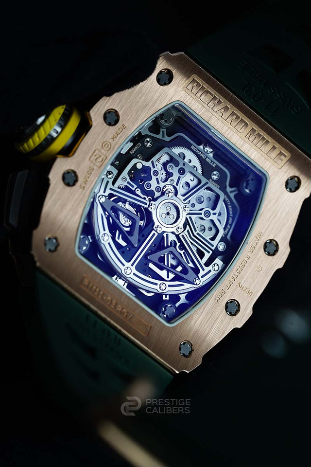 Richard Mille RM 11-03 自动上链飞返计时男士腕表 红金