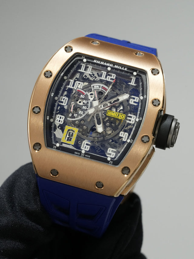 Richard Mille RM 030 Rose Gold and Titanium Automatic Winding with Declutchable Rotor Men's watch