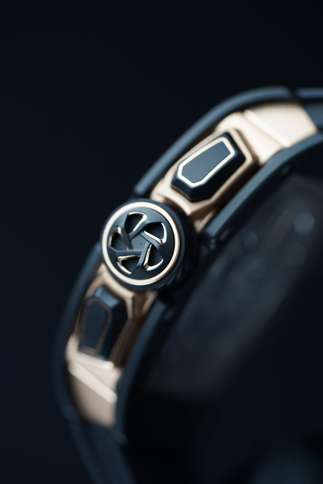 Richard Mille RM 72-01 Rose Gold and Black Ceramic Flyback Chronograph