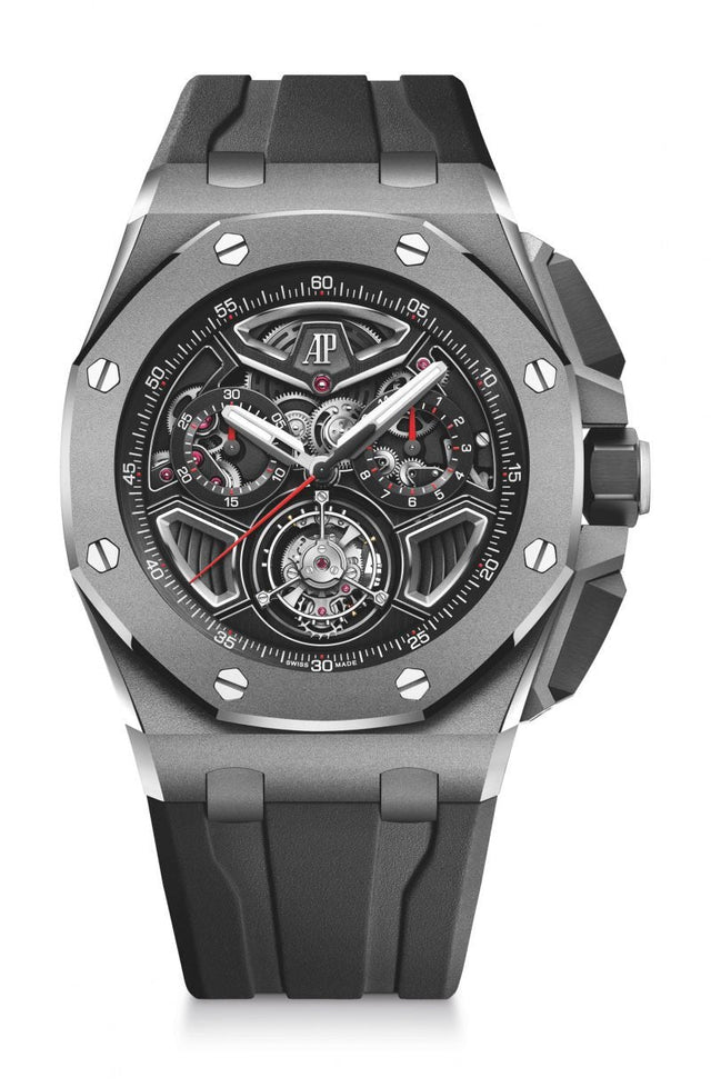 Audemars Piguet Royal Oak Offshore Selfwinding Flying Tourbillon Chronograph Men's Watch 26622TI.GG.D002CA.01