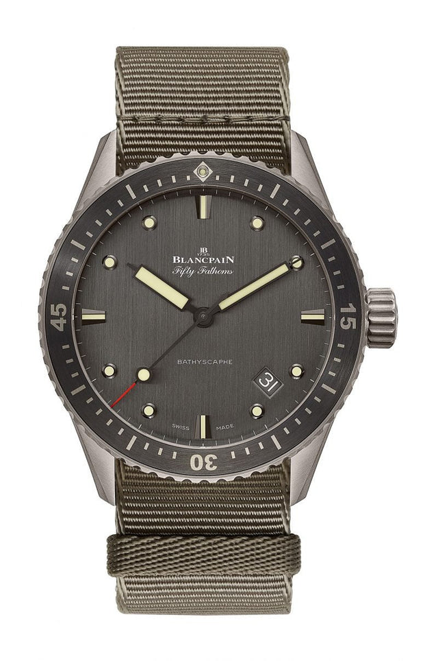 Blancpain Fifty Fathoms Bathyscaphe Titanium Men's watch 5000-1210-NAGA