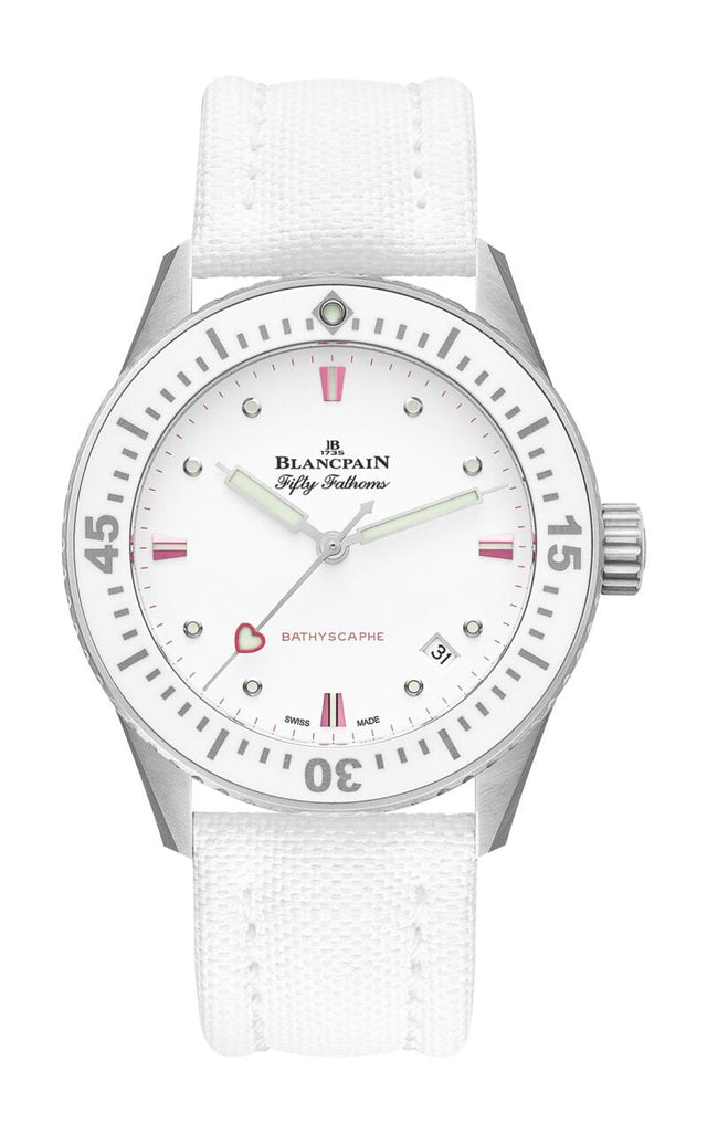 Blancpain Fifty Fathoms Bathyscaphe Valentine’s Day Woman's watch 5100A-1127-W52A