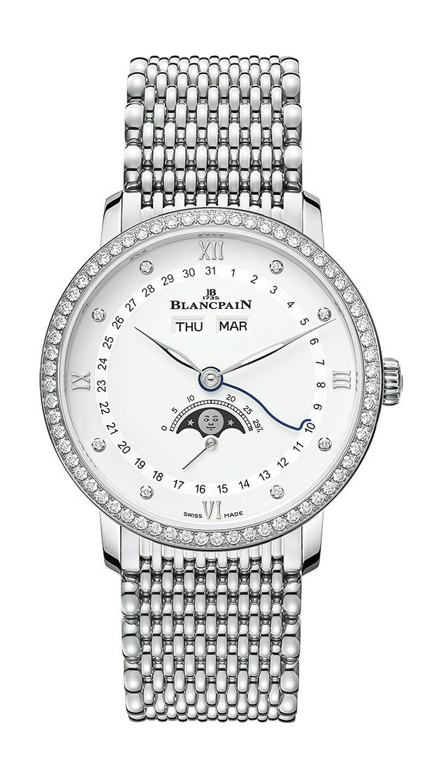 Blancpain Villeret Quantième Complet Men's watch 6264 4628 MMB