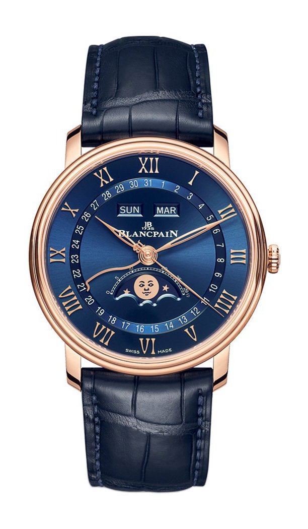 Blancpain Villeret Quantième Complet Men's watch 6654 3640 55B