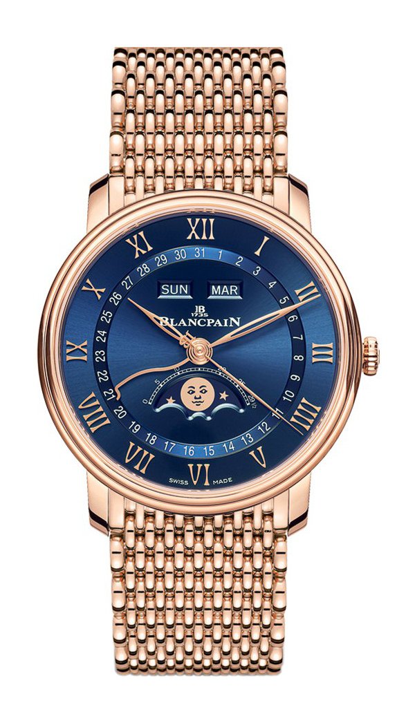 Blancpain Villeret Quantième Complet Men's watch 6654 3640 MMB