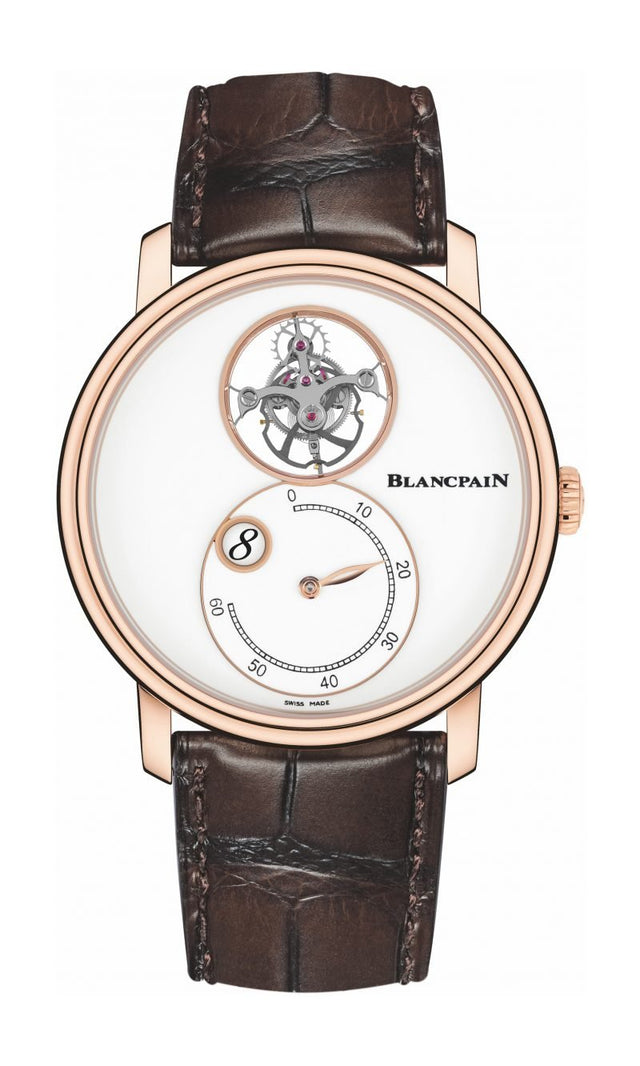 Blancpain Villeret Tourbillon Volant Heure Sautante Minute Retrograde Men's watch 66260-3633-55B