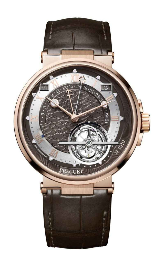 Breguet Marine Tourbillon Équation Marchante 5887 Men's Watch 5887BR/G2/9WV