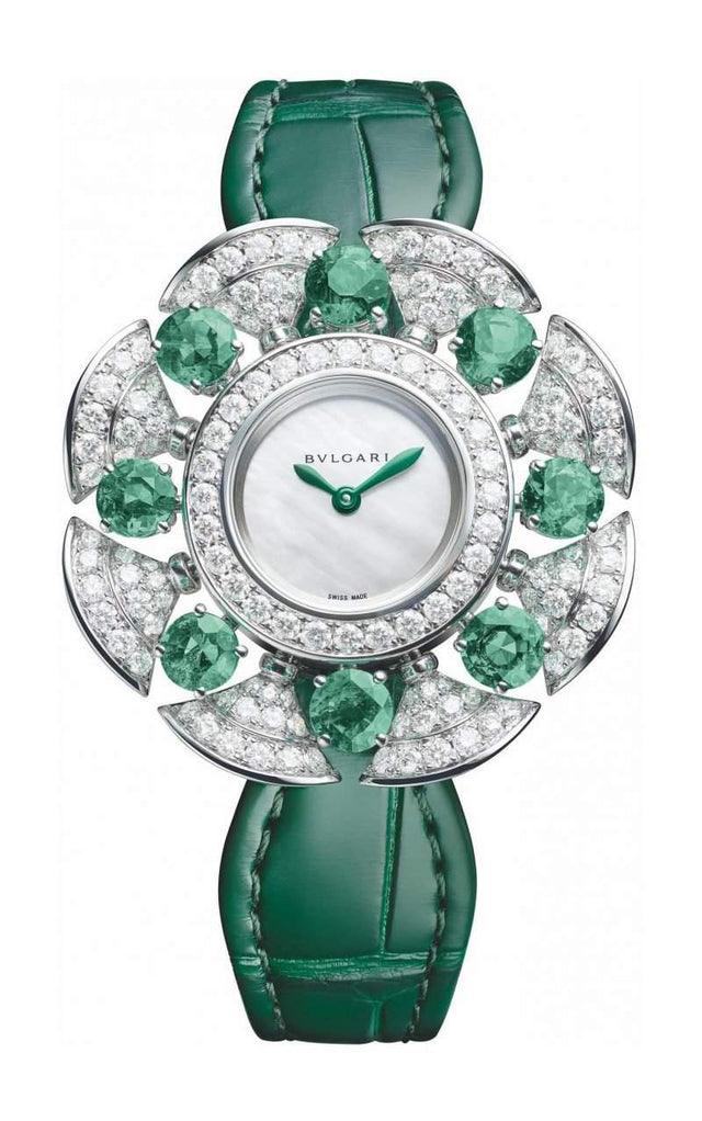 Bvlgari Divas’ Dream Divissima Emeralds Woman's Watch 103505