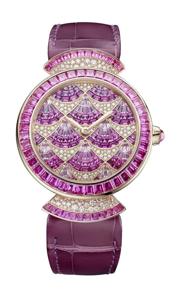 Bvlgari Divina Mosaica Pink Sapphire Woman's Watch 103492