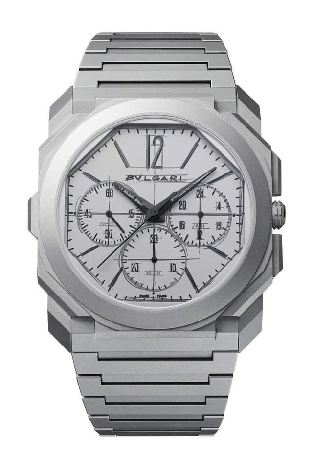 Bvlgari Octo Finissimo Chronograph GMT Automatic 10th Anniversary Men's Watch 103673