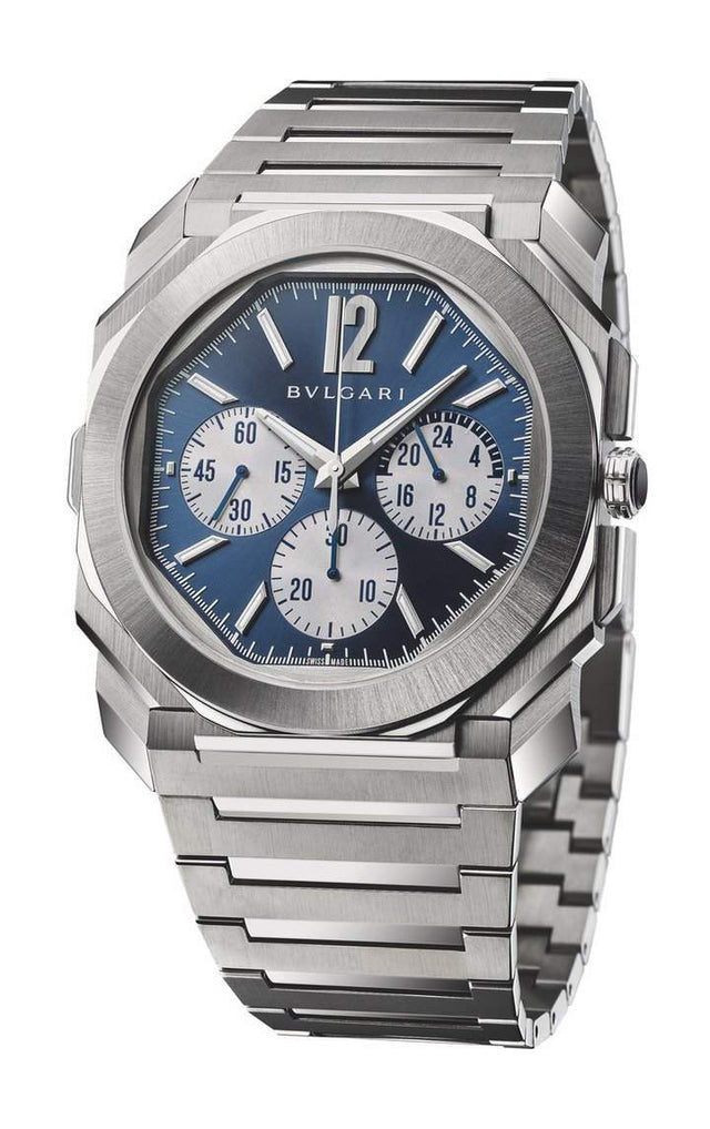 Bvlgari Octo Finissimo S Chronograph GMT STeel Men's Watch 103467