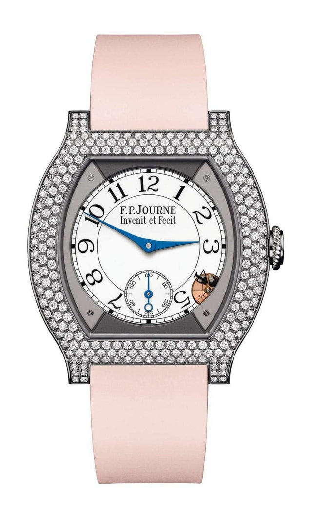 F.P.Journe 35mm élégante 40 Titanium 12 Rows of Diamonds Woman's Watch