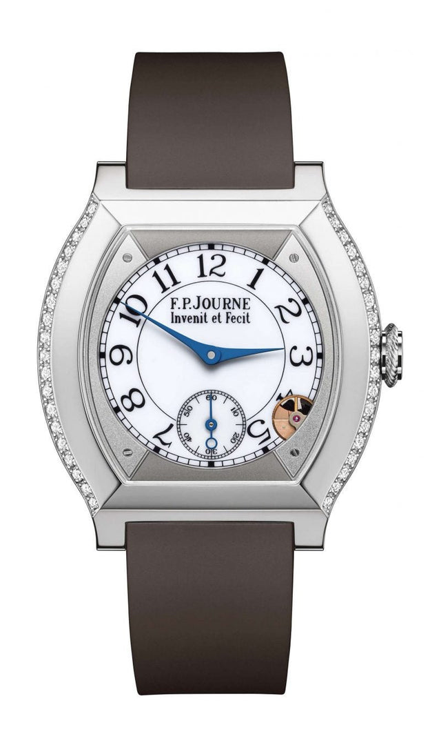 F.P.Journe 35mm élégante 40 Titanium 2 Rows of Diamonds Woman's Watch