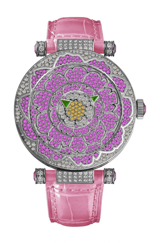 Franck Muller Double Mystery Peony Woman's Watch 39 DM D CD PEO RS OG