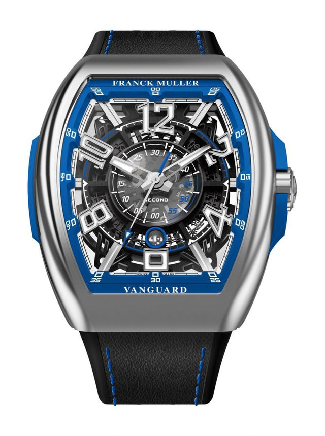 Franck Muller Vanguard Racing Skeleton Men's Watch V 45 SC DT SQT RCG (BL) AC