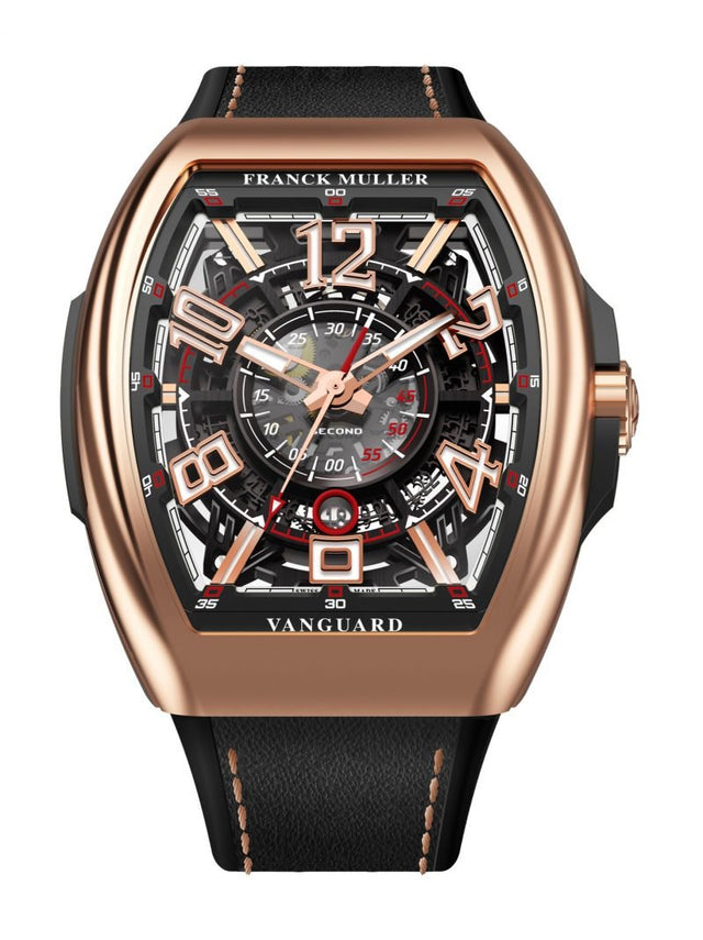 Franck Muller Vanguard Racing Skeleton Men's Watch V 45 SC DT SQT RCG (NR) 5N