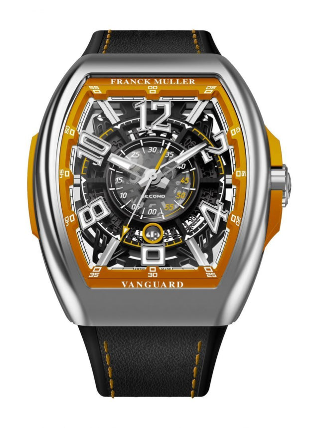 Franck Muller Vanguard Racing Skeleton Men's Watch V 45 SC DT SQT RCG (OR) AC