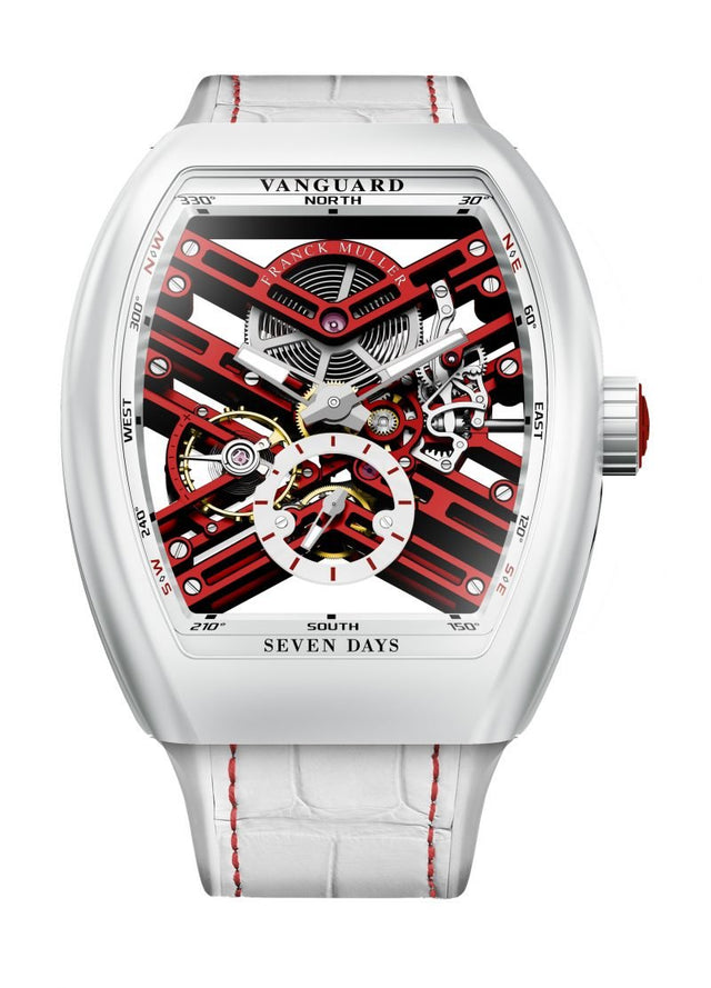 Franck Muller Vanguard Skeleton Swiss Limited Edition Men's Watch V 45 S6 SQT BC (ER)